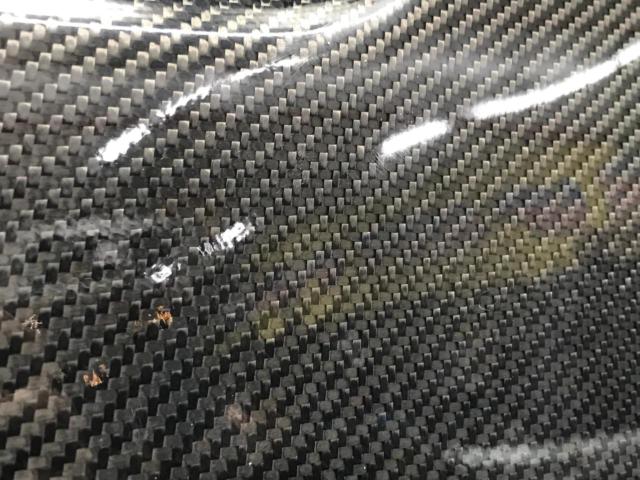 メーカー不明 カーボン製 汎用 リヤディフューザー