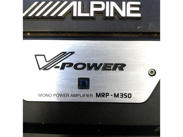 ALPINE MRP-M350/SWD-2000 アンプ一体サブウーファー