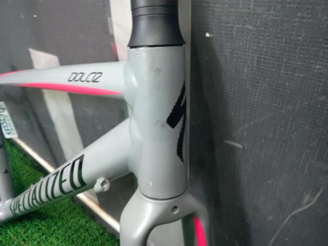 SPECIALIZED DOLCE SPORT 2017年 アルミロードバイクフレーム グレーxピンク サイズ:44cm