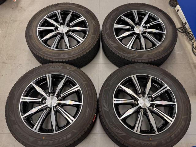 BRIDGESTONE BALMINUM ブラックポリッシュスポークホイール＋BRIDGESTONE BLIZZAK VRX3