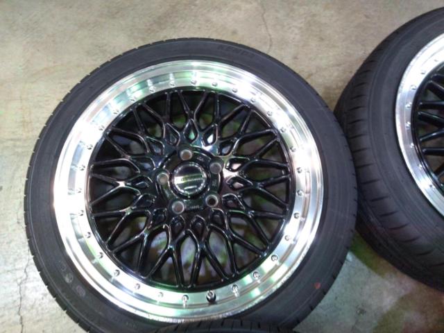 【新品タイヤ付き!!!】 KYOHO STEINER FTX + KENDA KR201 215/45R18 93W(ZR)