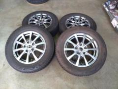 HOT STUFF(ホットスタッフ)Exceeder(エクシーダー) アルミホイール + BRIDGESTONE BLIZZAK VRX3
