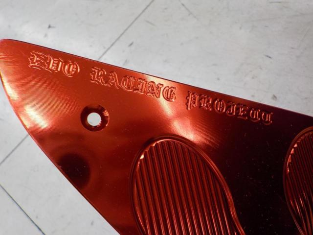 【PCX125/PCX150】メーカー不明 ステップボード【#アルミ #アルマイト #ファイアパターン】