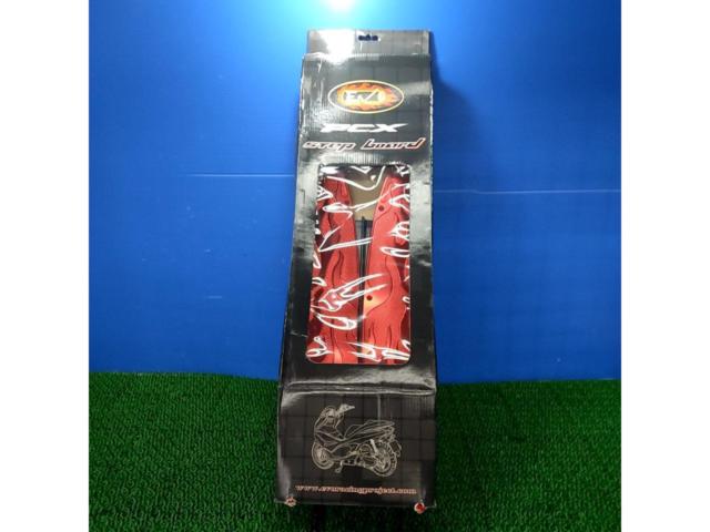 【PCX125/PCX150】メーカー不明 ステップボード【#アルミ #アルマイト #ファイアパターン】
