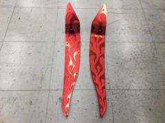 【PCX125/PCX150】メーカー不明 ステップボード【#アルミ #アルマイト #ファイアパターン】
