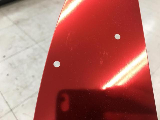 【PCX125/PCX150】メーカー不明 ステップボード【#アルミ #アルマイト #ファイアパターン】