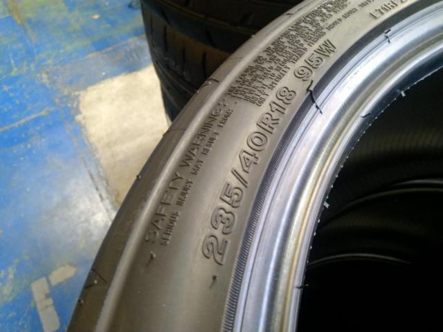 【新品特価タイヤ】 BRIDGESTONE POTENZA RE-71RS 235/40R18 95W XL 4本セット