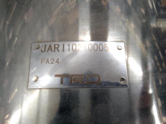TRD GRスポーツマフラー+純正中間【GR86/ZN8】