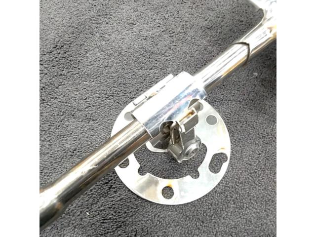 ワケアリ メーカー不明 背面ステー付き ステンレス スコップ