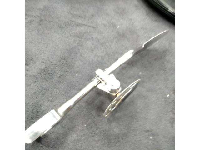 ワケアリ メーカー不明 背面ステー付き ステンレス スコップ