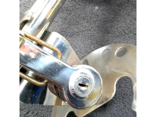 ワケアリ メーカー不明 背面ステー付き ステンレス スコップ