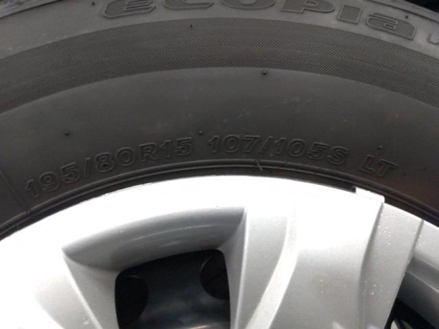 トヨタ 200系ハイエース 純正スチールホイール+BRIDGESTONE ECOPIA RD613