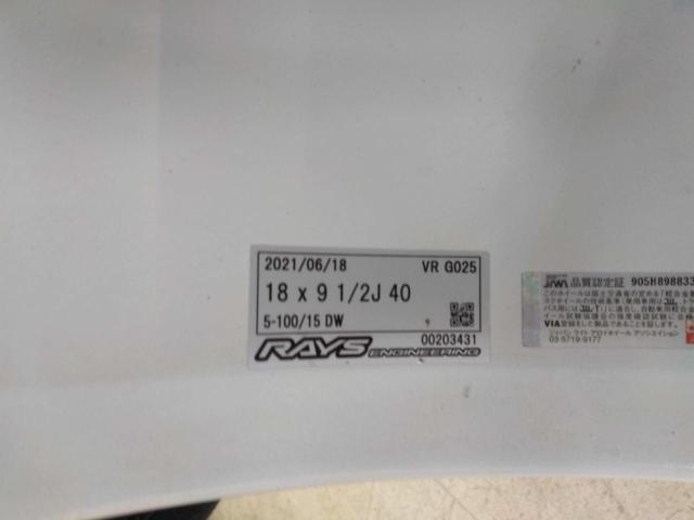 ☆未使用タイヤ付き☆RAYS VOLK RACING G025 + KENDA KR20