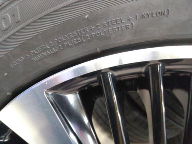 トヨタ純正TOYOTA30系 アルファード/ヴェルファイア 後期純正 切削光輝ホイール  + KENDA KR201