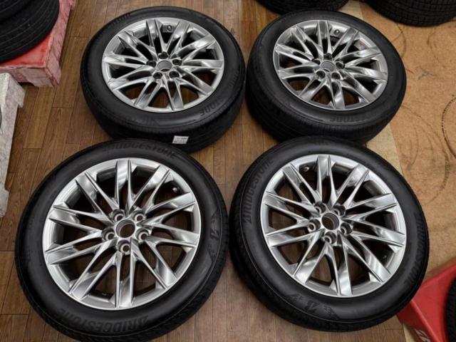 LEXUS LS500 ﾊﾞｰｼﾞｮﾝL 前期純正ｱﾙﾐﾎｲｰﾙ＋BRIDGESTONE TURANZA T005A