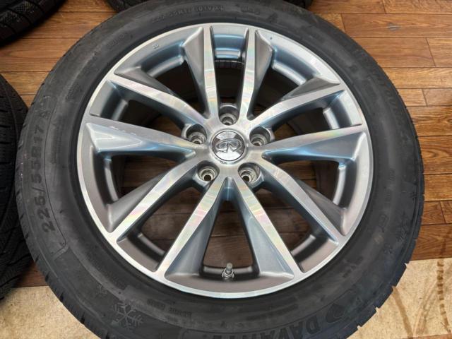 【格安セット♪】NISSAN V37スカイライン 前期純正ホイール+DAVANTI WINTOURA+