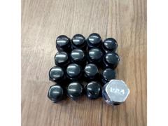 メーカー不明 ブラックナット+ロックナットセット【M12xP1.5】