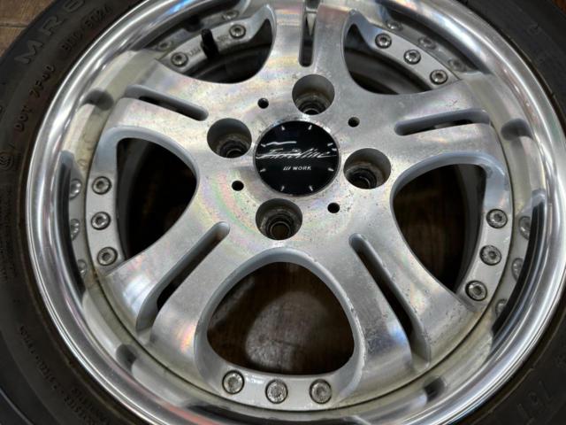 WORK EUROLINE S2H +CST MARQUIS MR61【軽自動車サイズ!!懐かしのホイールです♪】