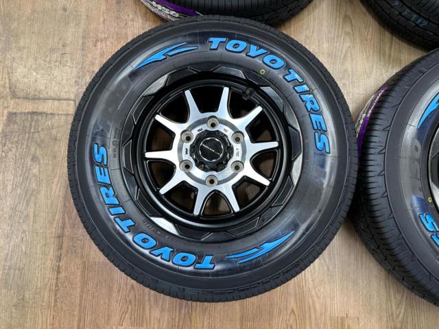 weds MUD VANCE 06  + TOYO H30 195/80R15 107N【ハイエース!!新品タイヤ付きでお買い得♪】