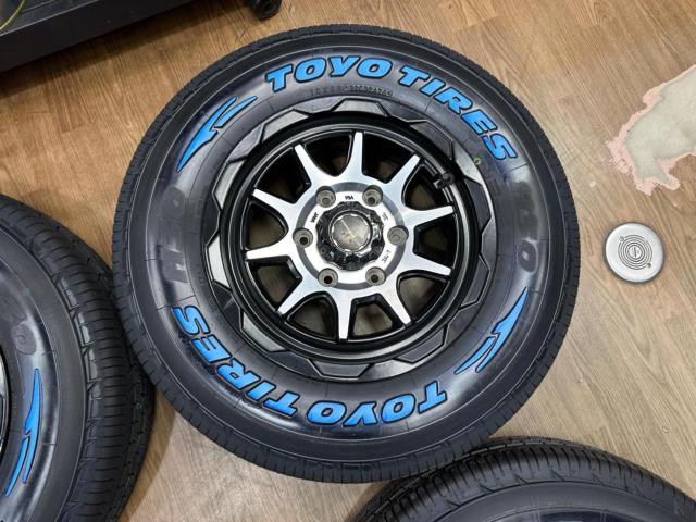 weds MUD VANCE 06  + TOYO H30 195/80R15 107N【ハイエース!!新品タイヤ付きでお買い得♪】