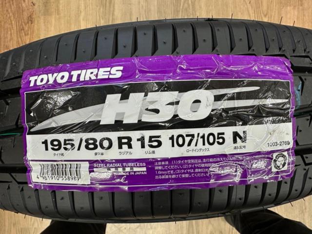 weds MUD VANCE 06  + TOYO H30 195/80R15 107N【ハイエース!!新品タイヤ付きでお買い得♪】