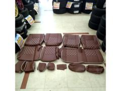 Seatflex(シートフレックス)シートカバー ブラウン×ホワイト(ラパン HE33S H27/6～R1/6)