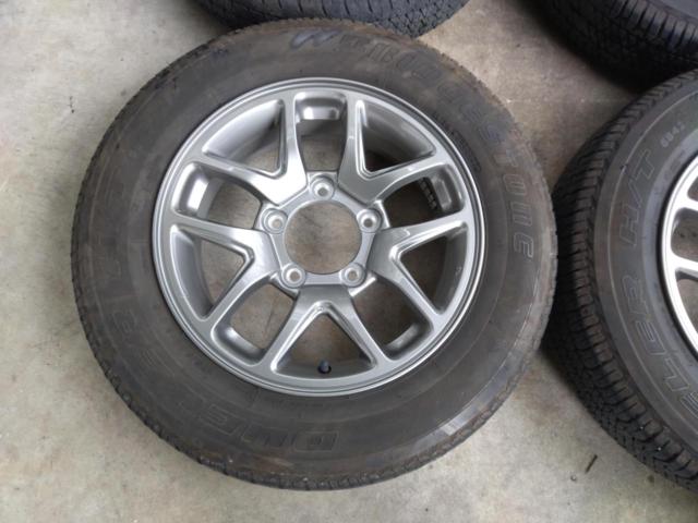 スズキ ジムニー JB64 純正アルミホイール+BRIDGESTONE DUELER H/T684 II 175/80R16 91S