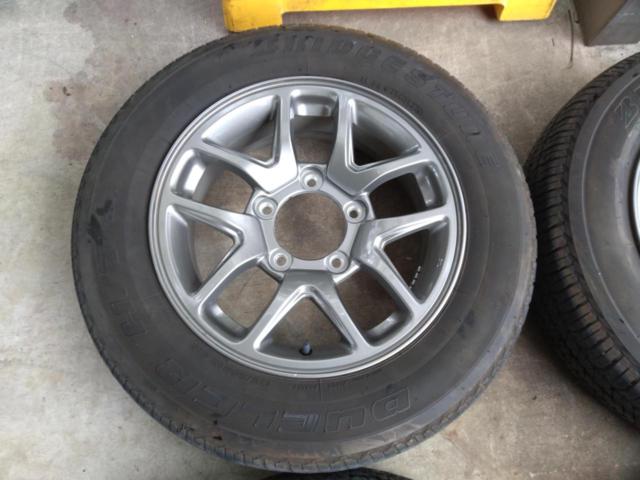 スズキ ジムニー JB64 純正アルミホイール+BRIDGESTONE DUELER H/T684 II 175/80R16 91S