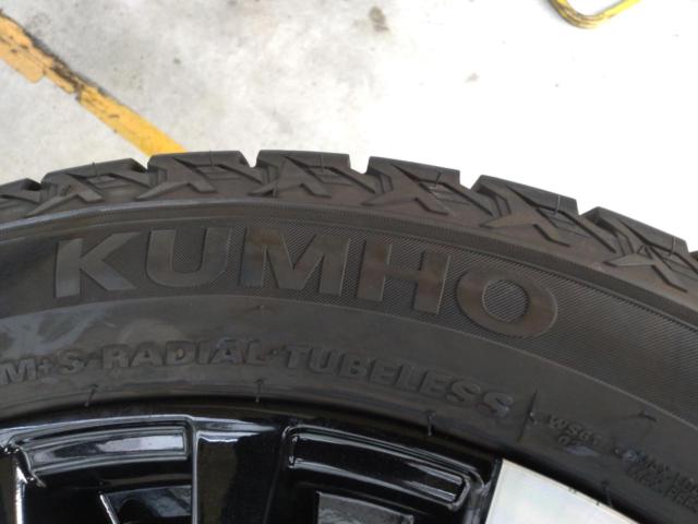※2F Chronus スポークホイール  + KUMHO/マーシャル(クムホ/MARSHAL) WinterCRAFT SUV WS61
