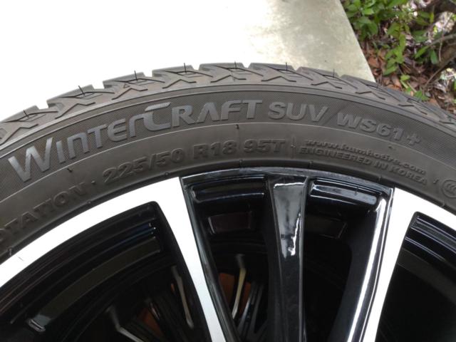 ※2F Chronus スポークホイール  + KUMHO/マーシャル(クムホ/MARSHAL) WinterCRAFT SUV WS61