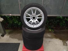 ※階段下 ABE SHOKAI(アベショウカイ) MOTEC(モーテック) NITRO  + BRIDGESTONE(ブリヂストン) BLIZZAK VRX3