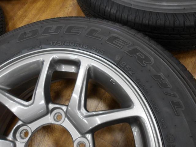 ★店頭試着無料♪★ スズキ ジムニー JB64W グレードXC 純正ホイール + BRIDGESTONE DUELER H/L 852