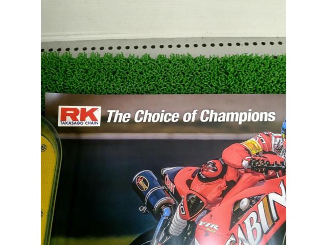 RK TAKASAGO CHAIN 2000年 鈴鹿8耐 #4 加藤大治郎選手優勝記念ポスター