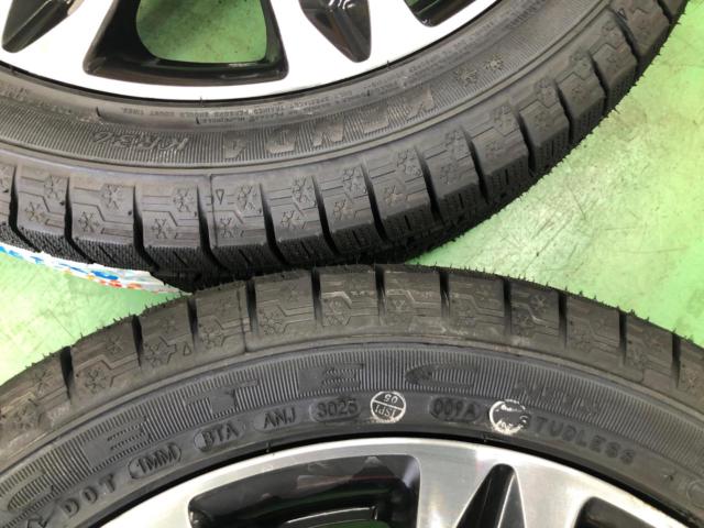 ※2F倉庫保管 ☆バランス調整済みSET☆  ダイハツ純正  タント/LA600S 純正ホイール  + KENDA  ICETEC NEO KR36