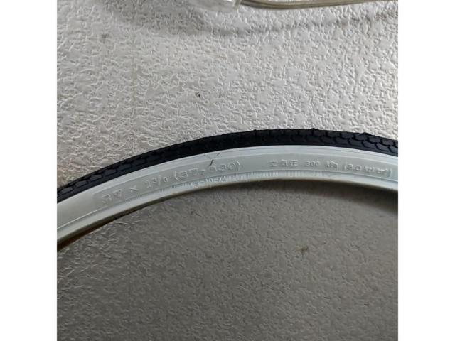 27×1-3/8 BRIDGESTONE チューブドタイヤ ホワイト
