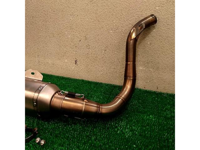 AKRAPOVIC genuine optional slip-on muffler
Duke 125/200/390