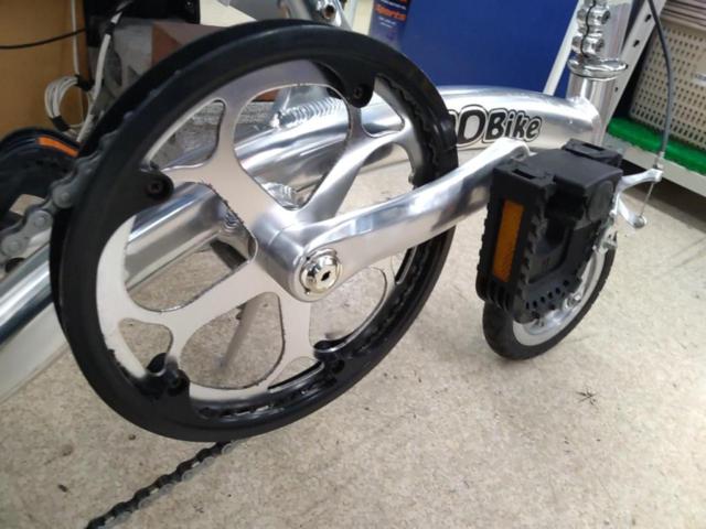 【JD BIKE】6インチ シングルギア 折りたたみ自転車 シルバー