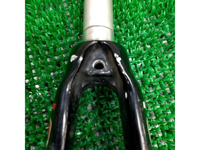 エンド100mm コラム長185mm LEADER 105TR カーボン フォーク ブラック