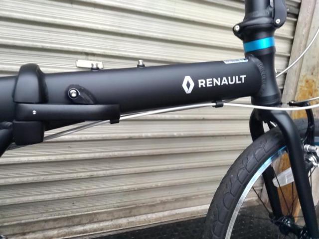 GIC(ジック) RENAULT(ルノー) LIGHT10 20×1.75(406)インチ外装7段変速折りたたみ自転車 ブラック 2025年製