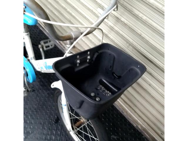 【メーカー不明】rosario 18インチ シングルギア キッズサイクル ホワイト