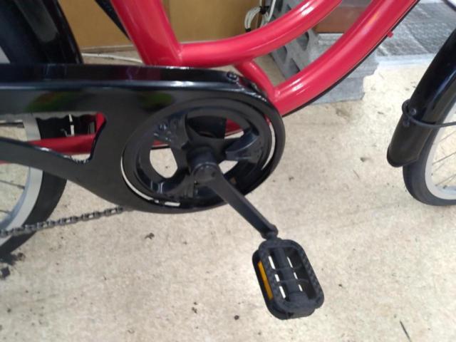 丸石サイクル 26×1-3/8インチ外装6段変速シティサイクル レッド