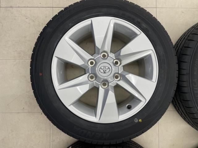 ☆ハイエース純正流用セット!!☆ TOYOTA ランドクルーザープラド/150系/後期 純正ホイール + KENDA KR201