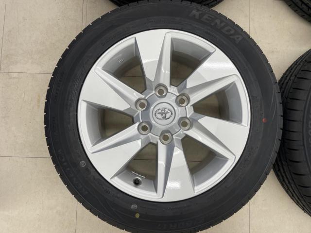 ☆ハイエース純正流用セット!!☆ TOYOTA ランドクルーザープラド/150系/後期 純正ホイール + KENDA KR201