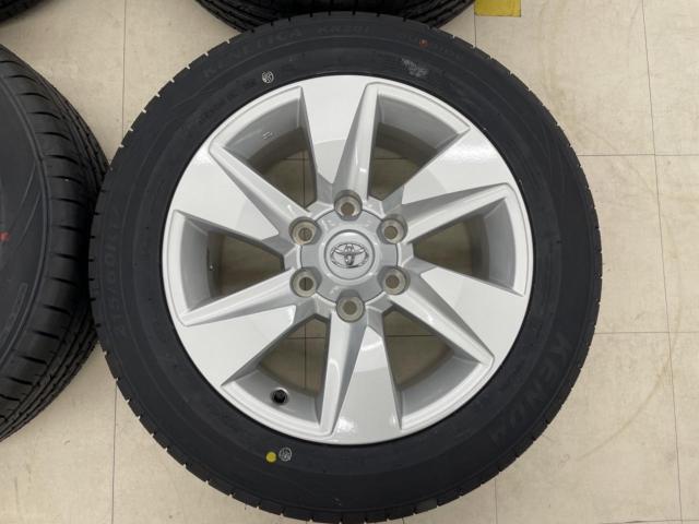 ☆ハイエース純正流用セット!!☆ TOYOTA ランドクルーザープラド/150系/後期 純正ホイール + KENDA KR201