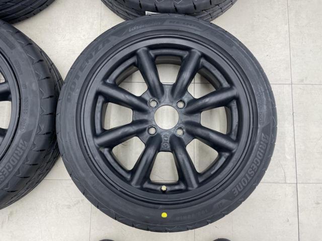 ☆走りの軽カーに☆ watanabe EIGHT SPOKE + BRIDGESTONE POTENZA Adrenalin RE005