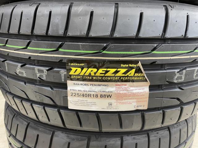 ☆インドネシア製 新品タイヤ!!☆ DUNLOP DIREZZA DZ102 225/40R18 88W