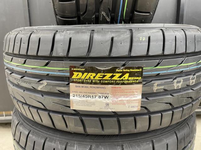 ☆インドネシア製 新品タイヤ!!☆ DUNLOP DIREZZA DZ102 215/45R17 87W