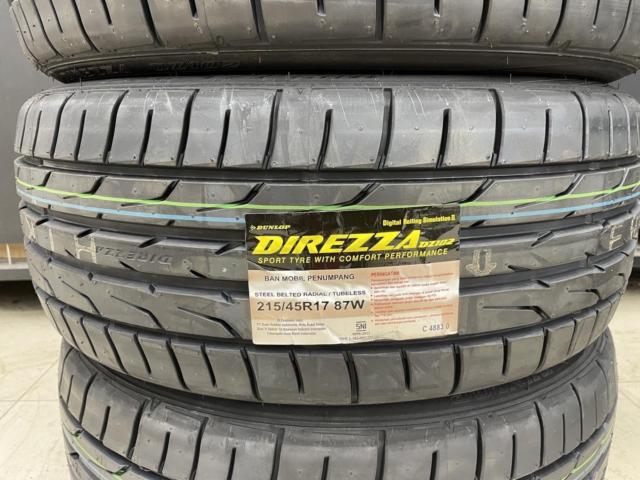 ☆インドネシア製 新品タイヤ!!☆ DUNLOP DIREZZA DZ102 215/45R17 87W