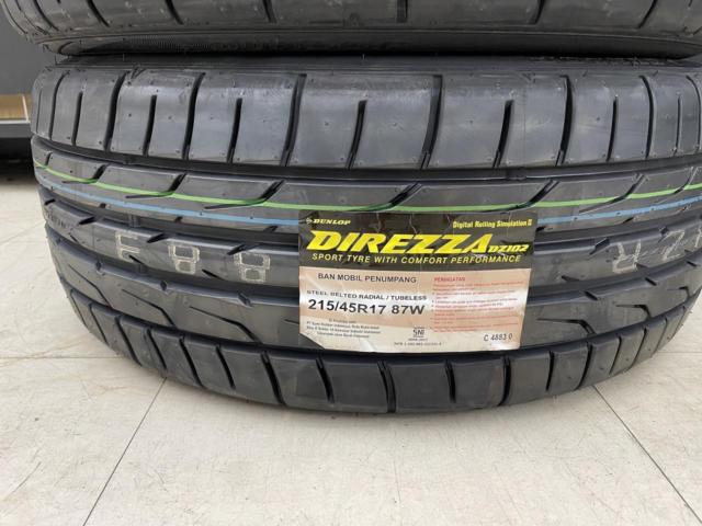 ☆インドネシア製 新品タイヤ!!☆ DUNLOP DIREZZA DZ102 215/45R17 87W