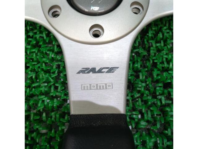 【MOMO】RACE レザーステアリング Φ350mm